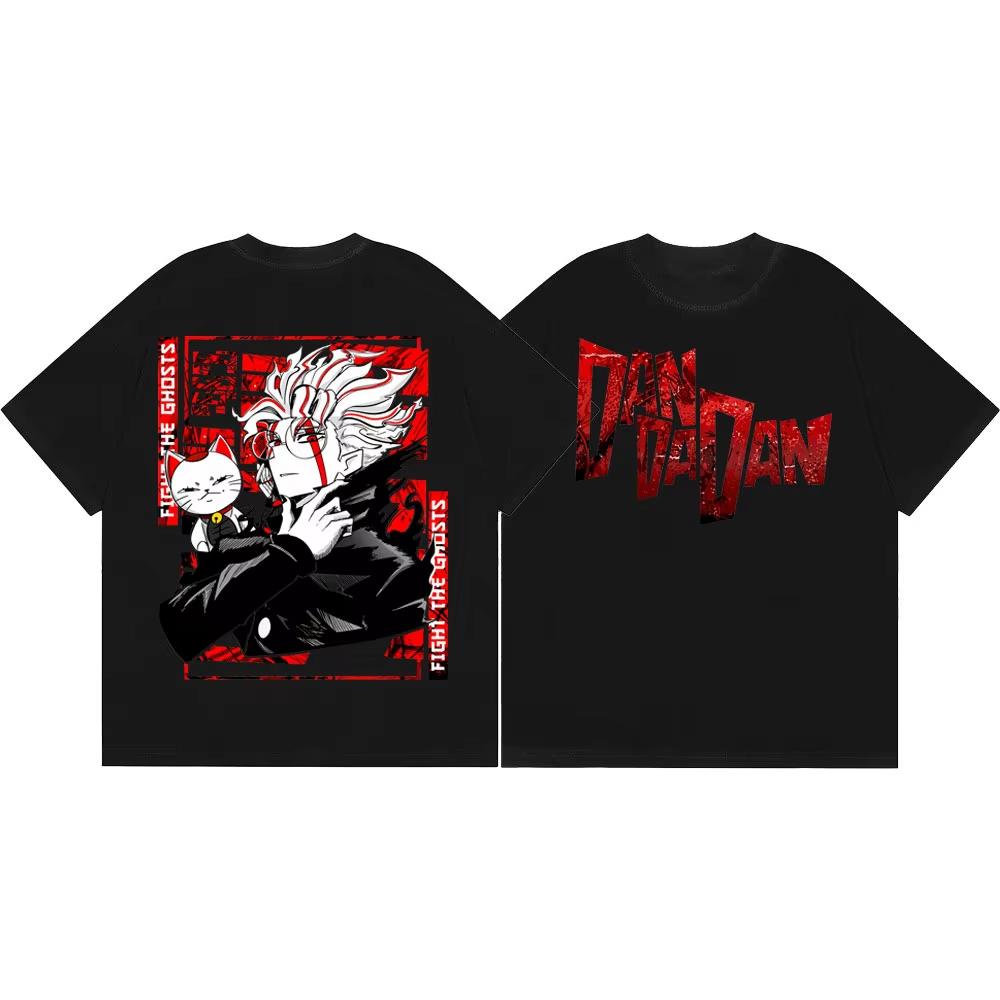 Summer Hot Sale Japan Anime Dandadan Graphic T Shirts Unisex Unisex Fashion Cartoon Tshirts Y2k Gothic Cotton Oversized Tshirts