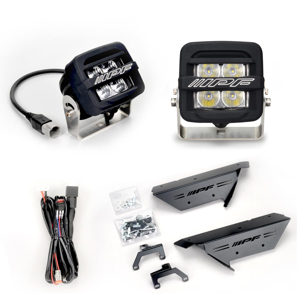 

IPF Fog Lamp Hood Stays for Land Cruiser Lamp No Modification Made in 250, S-632 Set, Bolt-On Design, Required, Japan, EXLC2-04