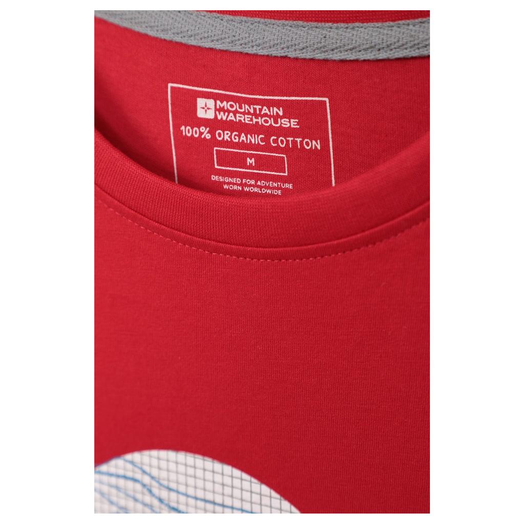 Mountain Warehouse Mens Adventure Begins Organic Cotton T-Shirt