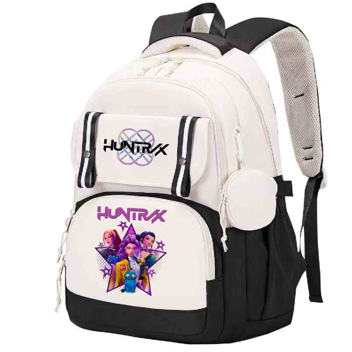 Cartoon Kpop Demon Hunter Backpack Children Teens School Bag Anime Girl Large Capacity School Bag