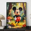 Disney Mickey Mouse Forest Diamond Painting Art Kit Mosaic Handmade Diy Gift Home Decor