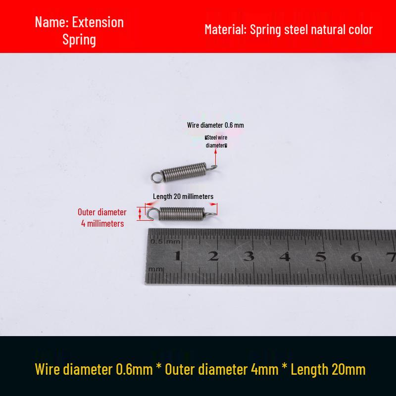Stainless Steel Spring Hook for Microwave Oven Handle, Wire Diameter 0.6/0.7