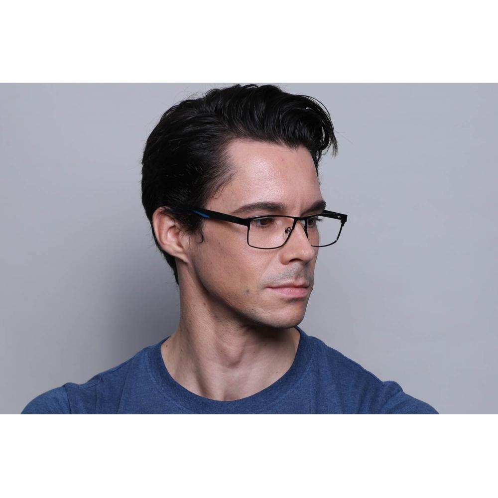 Full Rim Square Black Smartbuy Collection Tony 983a Fashion Unisex Eyeglasses