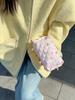 Quilted Cosmetic & Stationery Bag - Large Capacity, Cute Design for Girls