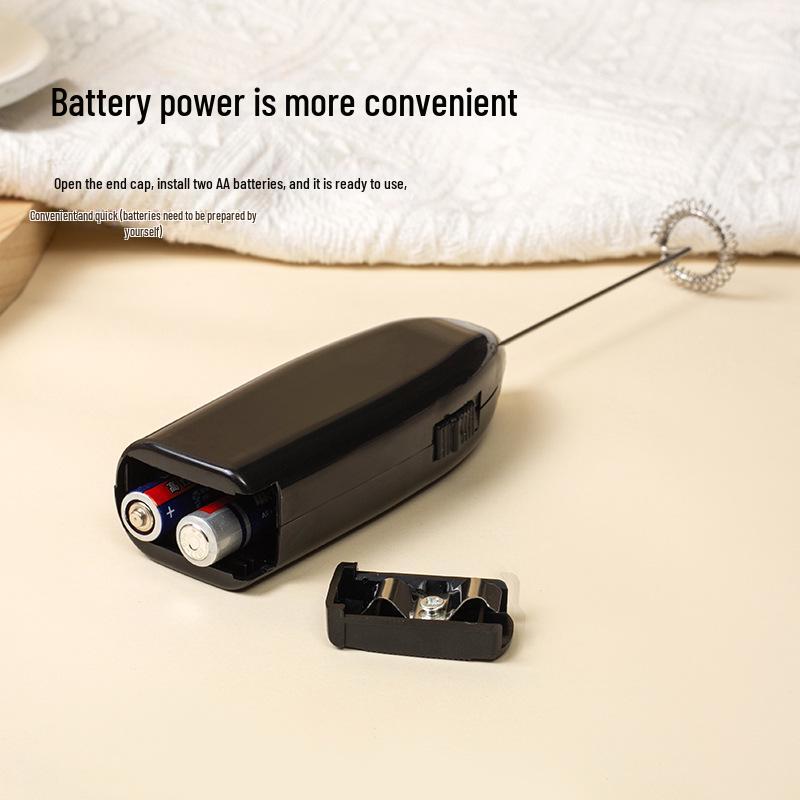 Elektrischer Hand-Eierquirl & Schneebesen zum Backen und für Kaffee