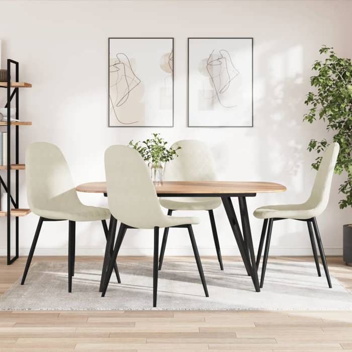 VidaXL 4x Dining Chairs Dining Chairs Dining Seats Kitchen Chairs Kitchen Furniture Home Interior 325666