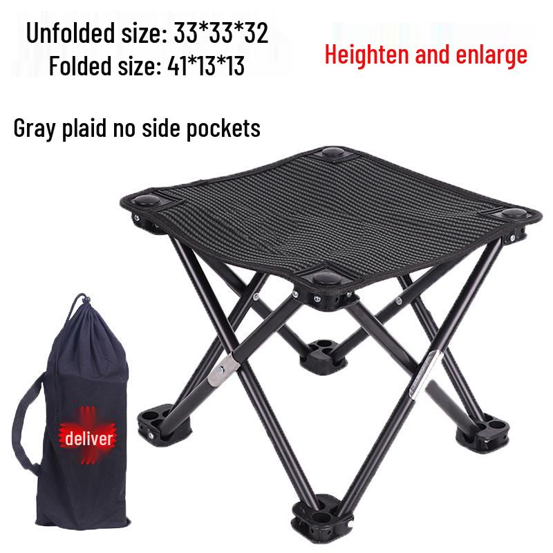 Portable Outdoor Folding Stool for Fishing, Sketching, and Picnics