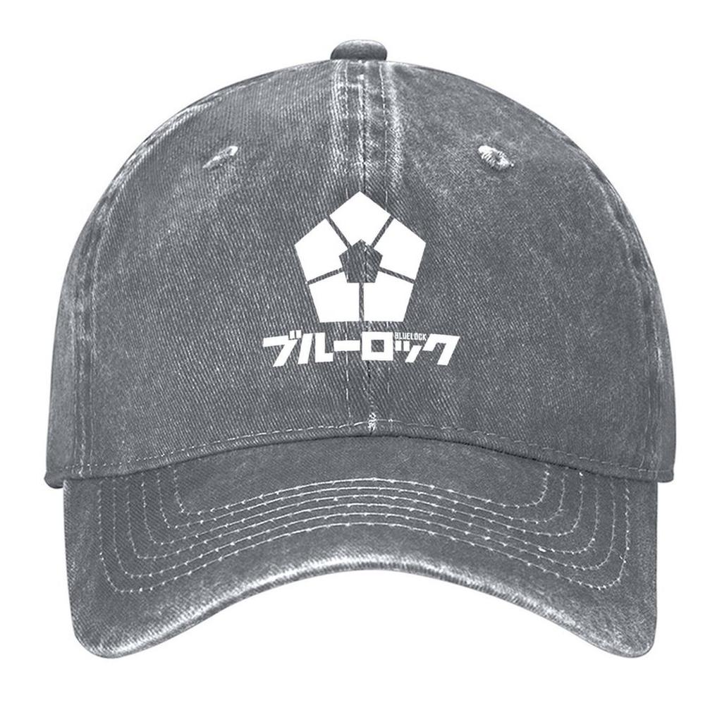 2026 Blue Lock Anime White Logo Baseball Cap Hard Hat Sports Cap Winter Hat Trucker Cap Women's Hats 2025 Men's