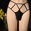 Sissy Pouch Panties Sexy Diamonds T-Back Thongs Men'S Bullets Separated Underwear Hollow Out Low Rise G-String Gay Male Lingerie