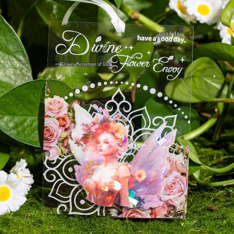 Beautiful Day Sticker Pack: Flower Fairy Theme with God's Flowers - 6 Styles for Journals & Collages