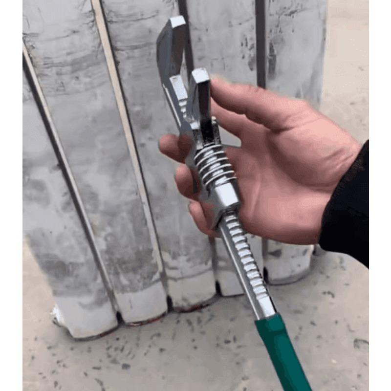 1PC Versatile F-Type Adjustable Wrench Right-angle Wrench Universal Key Ratchet Torque Pipe Spanner Plumbing Repair Hand Tools