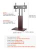 VEVOR Universal TV Stand, Table Top TV Stand for 32-70 Inch Screens, Swivel and Height Adjustable TV Mount Stand Holds Up To 99 Lbs with Power Strip