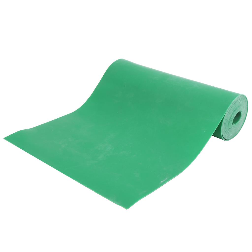 Latex Frostschutz Schleuder   Flaches Gummiband Zubehör 150mm Breite Grün(0,7mm x 2m )