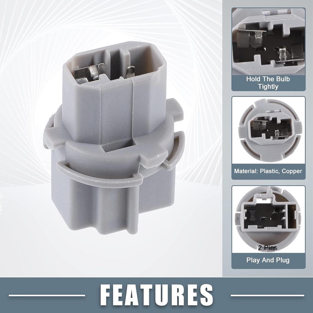 No.33514-S50-003 Car Left Right 3rd Brake High Mount Tail Stop Light Bulb Lamp Socket Holder for Honda Accord 98-17 for Honda Civic 99-12