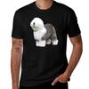Old English Sheepdog Beauty T-Shirt Trendy Print Short Sleeve T-Shirt