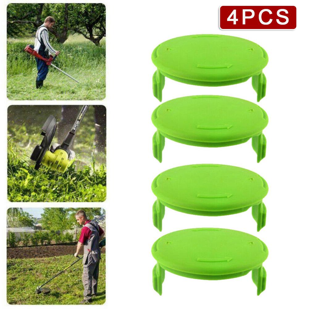 Trimmer Spool Cap Replacement 4 PCS Spool Cover Parts For Greenworks