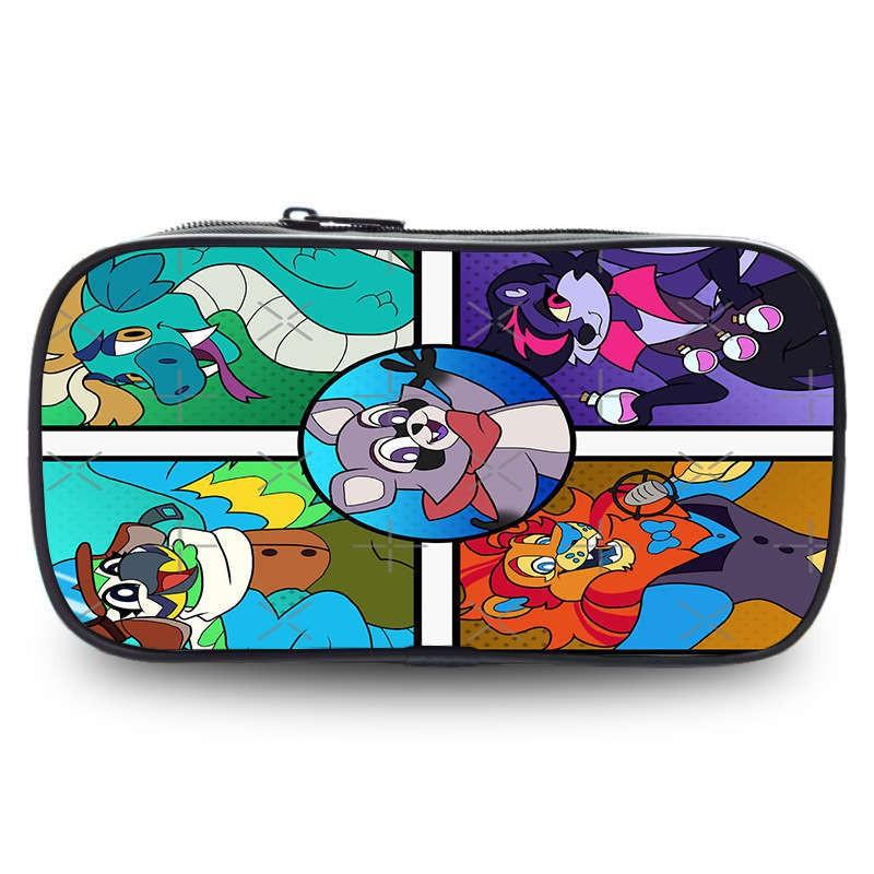 Large Capacity Oxford Fabric Pencil Case Students - Indigo Park Design Multi-Compartment Stationery Bag