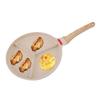 Breakfast Frying Pan Anti Stick Versatile Divided Grill Pan Egg Pan for Egg Steak Omelet Home Kitchen Stove