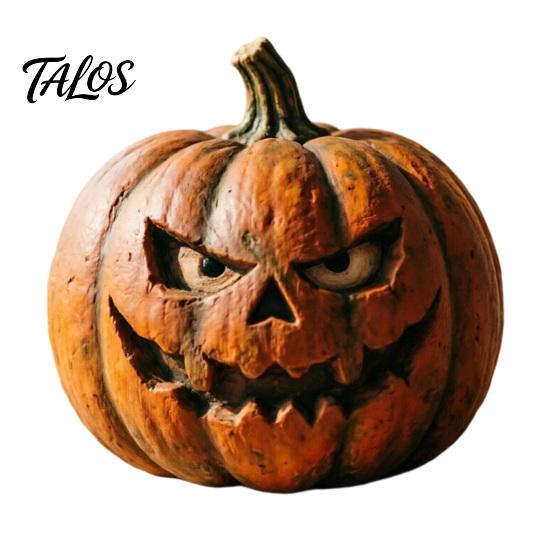 Decoratieartikelen voor Huis in Rustieke Stijl Halloween Houten Pompoen Beeldje, Spookachtig Ornament, Herfst Thanksgiving Tafeldecoraties Tafeldecoratie voor Feest