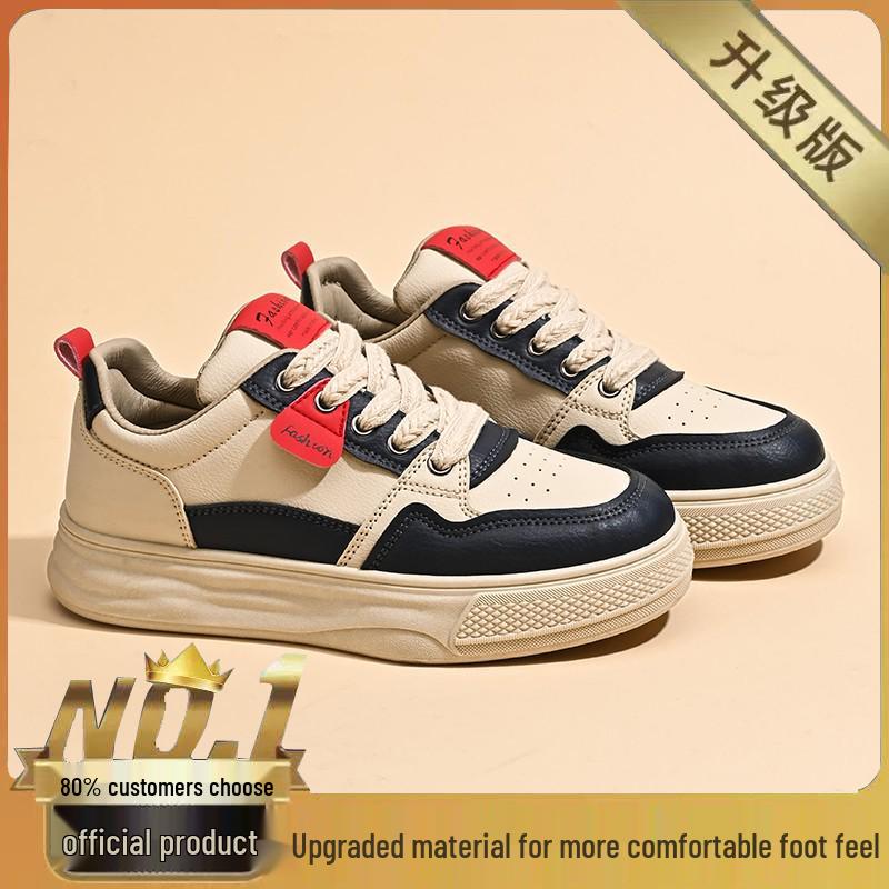

Autumn 2025 Women s Korean-Style White Sneakers, Height-Boosting Thick-Soled Casual Shoes, H6519 39