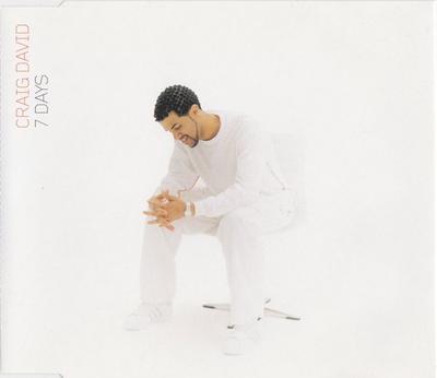 CD CRAIG DAVID - 7 Days  CDWILD30 Wildstar Record 2000 UK & Irela Rap & Hip-Hop/R&B Used