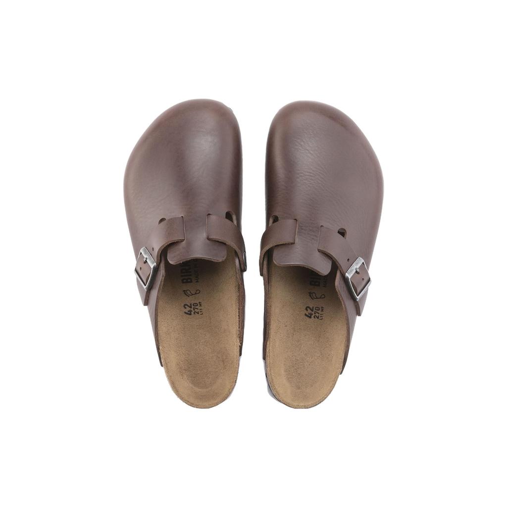 Birkenstock Boston Grip Leather Vintage Sandals 'Wood Roast' Men's 1023449