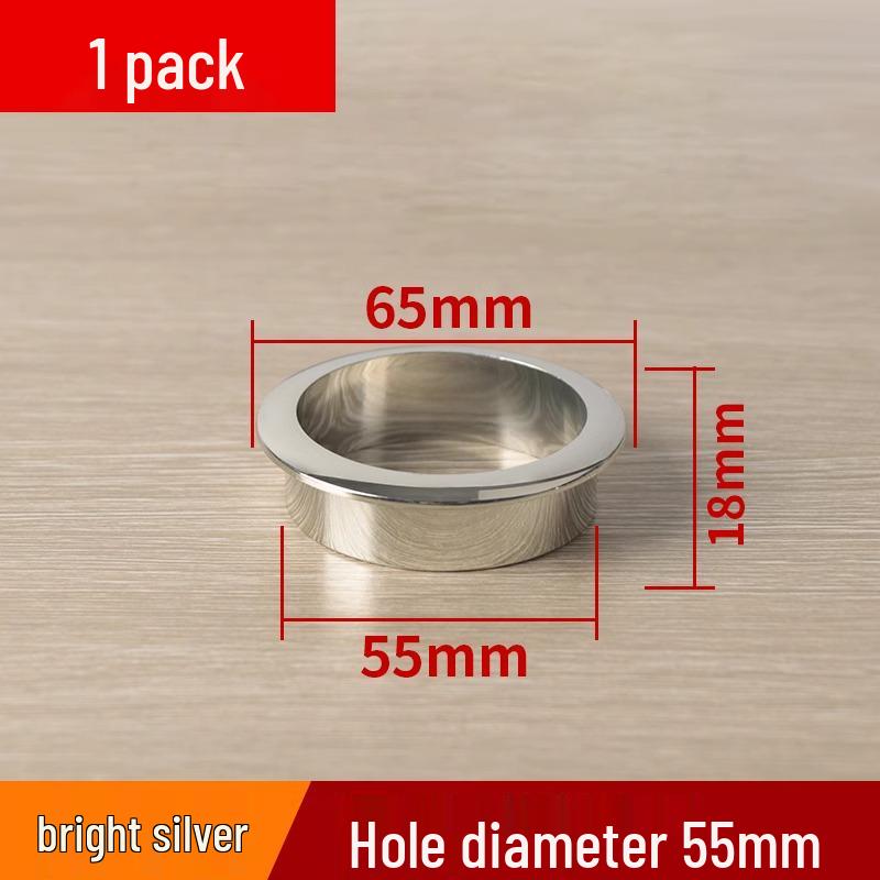 Round Plastic Desk Grommet Cover for Cable Management