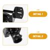 Deckenlüfter-Montagehalterung Schrägdeckenmontage Eisen-Stützstreben-Adapter-Kit für Wohnzimmer Schlafzimmer Küche Büro Lüfterbefestigung