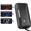 New 1PC Car Audio Gauge LED Display 12V Meter Waterproof Voltage Gauge Meter DC 12-60V Car Digital Voltmeter