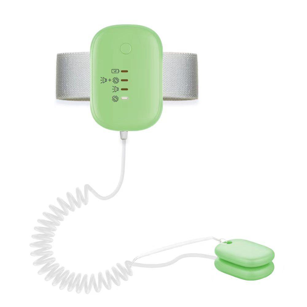 Éjszakai bevizelés riasztó gyerekeknek és felnőtteknek, USB-ről újratölthető, Rezgő és Hangjelző üzemmódokkal