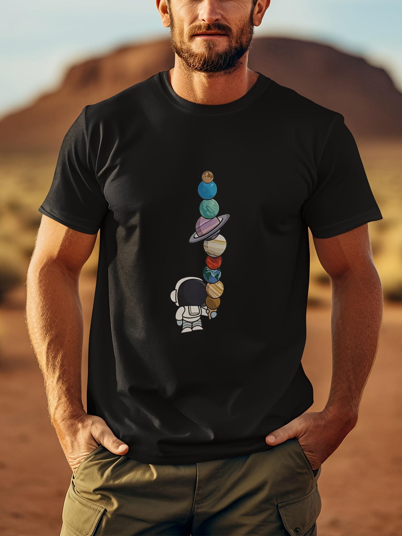 Short-Sleeve T-shirt with a Round Neck And Print Design XXL