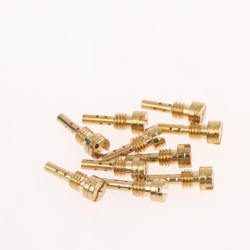 10Pcs Carburetor Slow Jet Nozzle Kit Compatible With N424 25B Ebc424 25 60 Fcr Cv40 Motorcycle Carb Replacement Parts