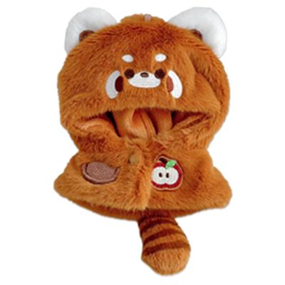 Flauschiges Tier-Kigurumi für 10cm Roter Panda Plüschtier Kleidung Kigurumi Zubehör Otaku Puppe Maskottchen Kpopdoll Kostüm [Produkt]