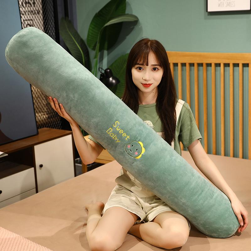 Cuscino Lungo Cilindrico per Dormire in Camera da Letto Cuscino Ragazze Comodino Gamba Cuscino Lungo da Lancio Ragazzi Dormitorio Cuscino Lungo Almohadas