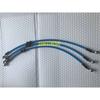 100CM Colorful Motorcycle Brake Oil Hose Line Hydraulic Reinforced Stainless Steel Braided with Banjo Fittings for Motorbike