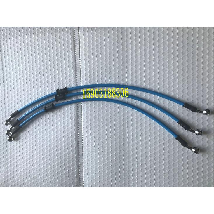 100CM Colorful Motorcycle Brake Oil Hose Line Hydraulic Reinforced Stainless Steel Braided with Banjo Fittings for Motorbike
