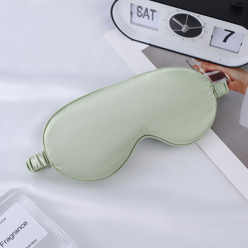 Double-Sided Mulberry Silk Eye Mask with Custom Logo - Light Blocking, Ideal for Travel