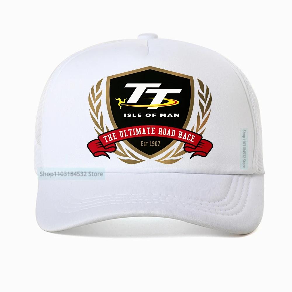 Races TT Isle of Unisex Logo baseball cap Motorcycle Race Fashion Streetwear Unisexs and Womens Sports caps Breathable snapback hat