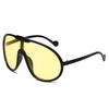 New Oversized Square Sunglasses Women Punk Fashion Big Frame Vintage Cycling Sun Glasses Men Shades Retro Gradient Shades Uv400