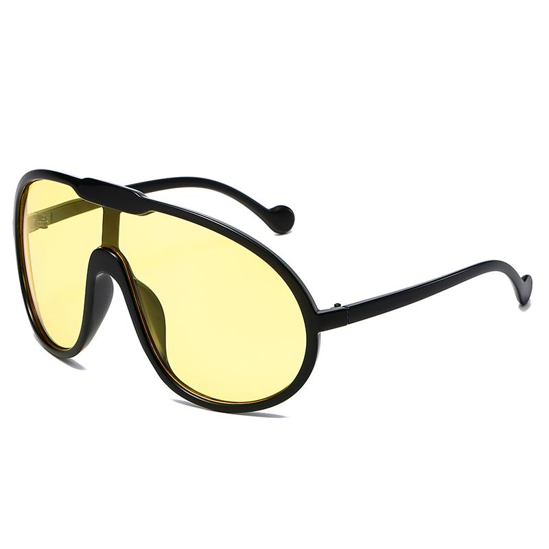 New Oversized Square Sunglasses Women Punk Fashion Big Frame Vintage Cycling Sun Glasses Men Shades Retro Gradient Shades Uv400