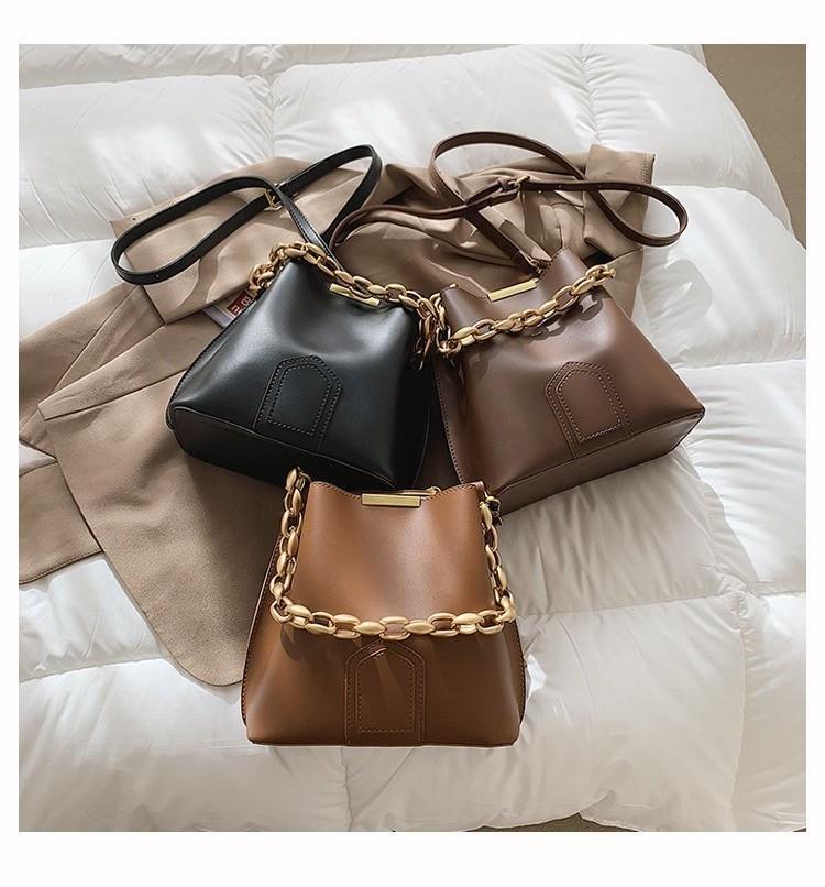 Stylish Retro Chain Underarm Bag For Women 2023 New Large Capacity Shoulder Bag Street Trend