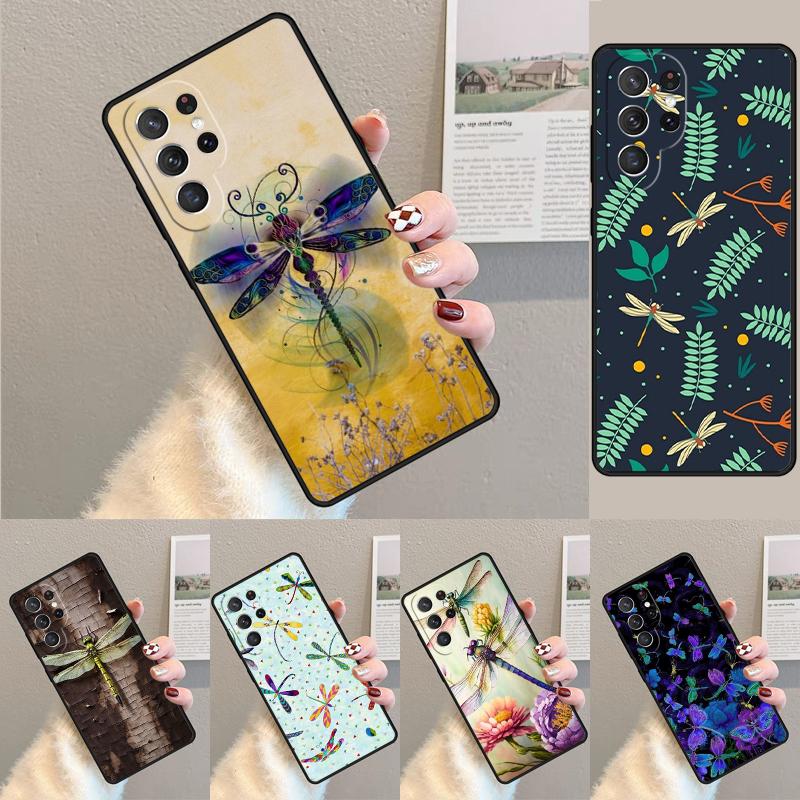 Dragonfly Phone Case for Samsung Galaxy note 10 pro S26 Ultra S23 S24 FE S25 S21 S22 PLUS shockproof Cove