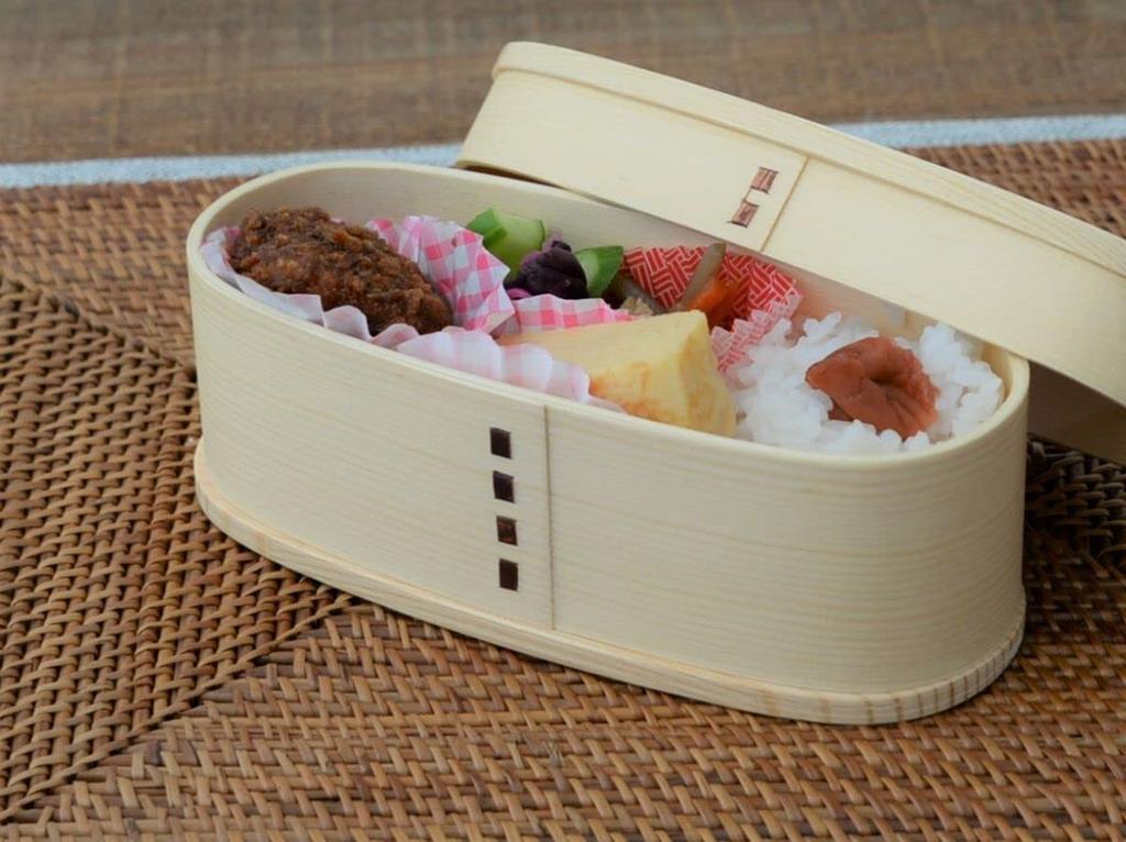 Wooden Lunch x x Natural White j-kitchens Humidity-Regulating Box, 18.5cm 8.5cm 6.3cm, 400ml,