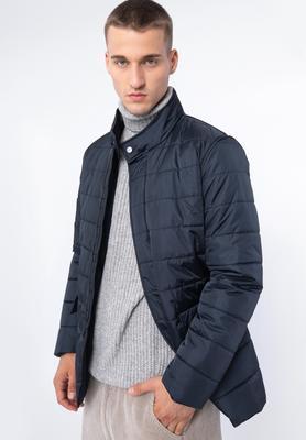 Wittchen Men's Navy Blue Quilted Nylon Jacket