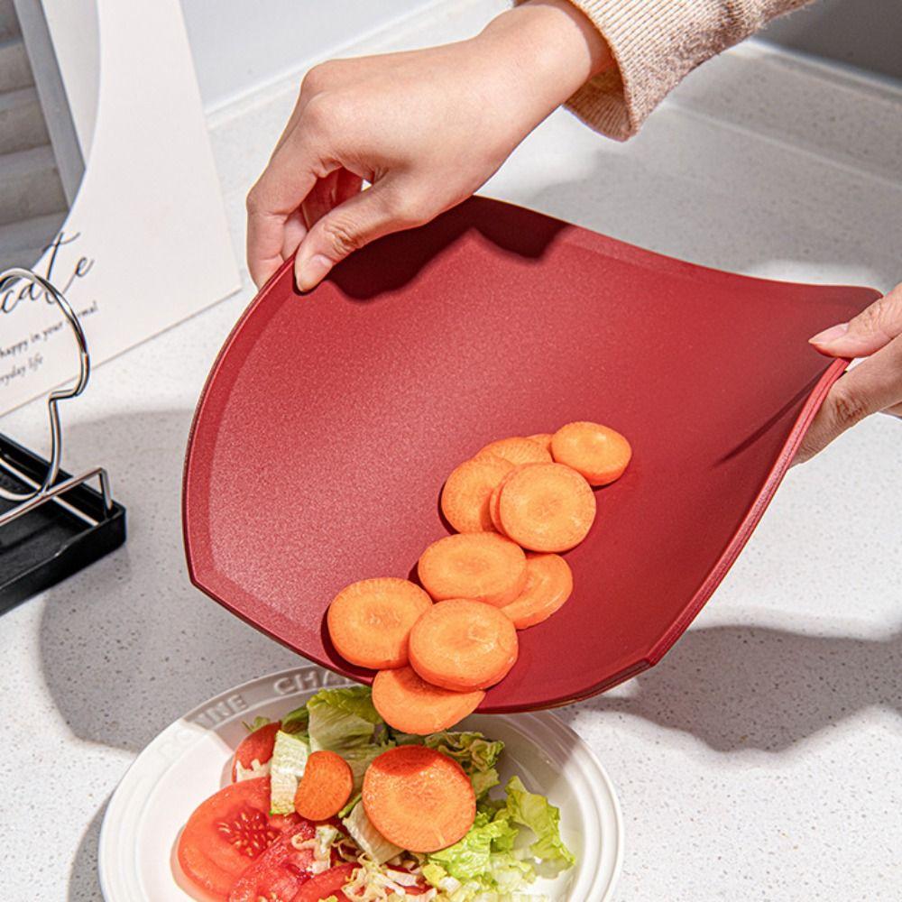 TPU Semi-circular Cutting Board Anti-Bacterial Kitchen Chopping Block  Cooking Preparation