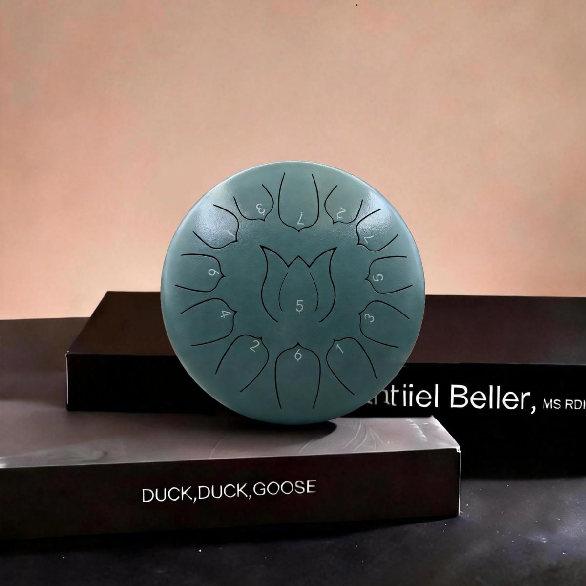 Kongming 12  13-Tone Steel Tongue Drum - Ethereal & Worry-Dispelling Percussion Instrument for Kids