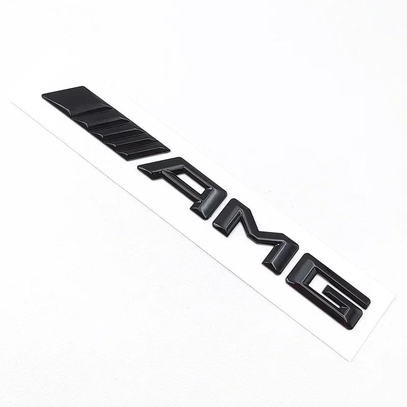 

C200 E200 For Mercedes Benz 3D ABS Black CLA45 Logo TURBO 4MATIC Badge Car Rear Star Sticker Trunk AMG Emblem For Mercedes Benz