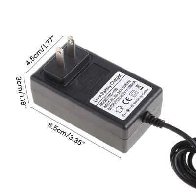 DC25.2V 1A Lithium Battery Charger Power Supply Charging Adapter for 6 Series 21.6V 22.2V 24V Battery Wall Charger