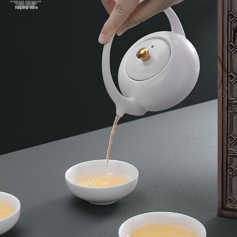 Dunhuang Palace Gift Silk Road Ceramic Tea Set