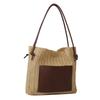 Summer straw bag women's 2025 new large-capacity woven shoulder bag high-end texture niche commuter tote bag